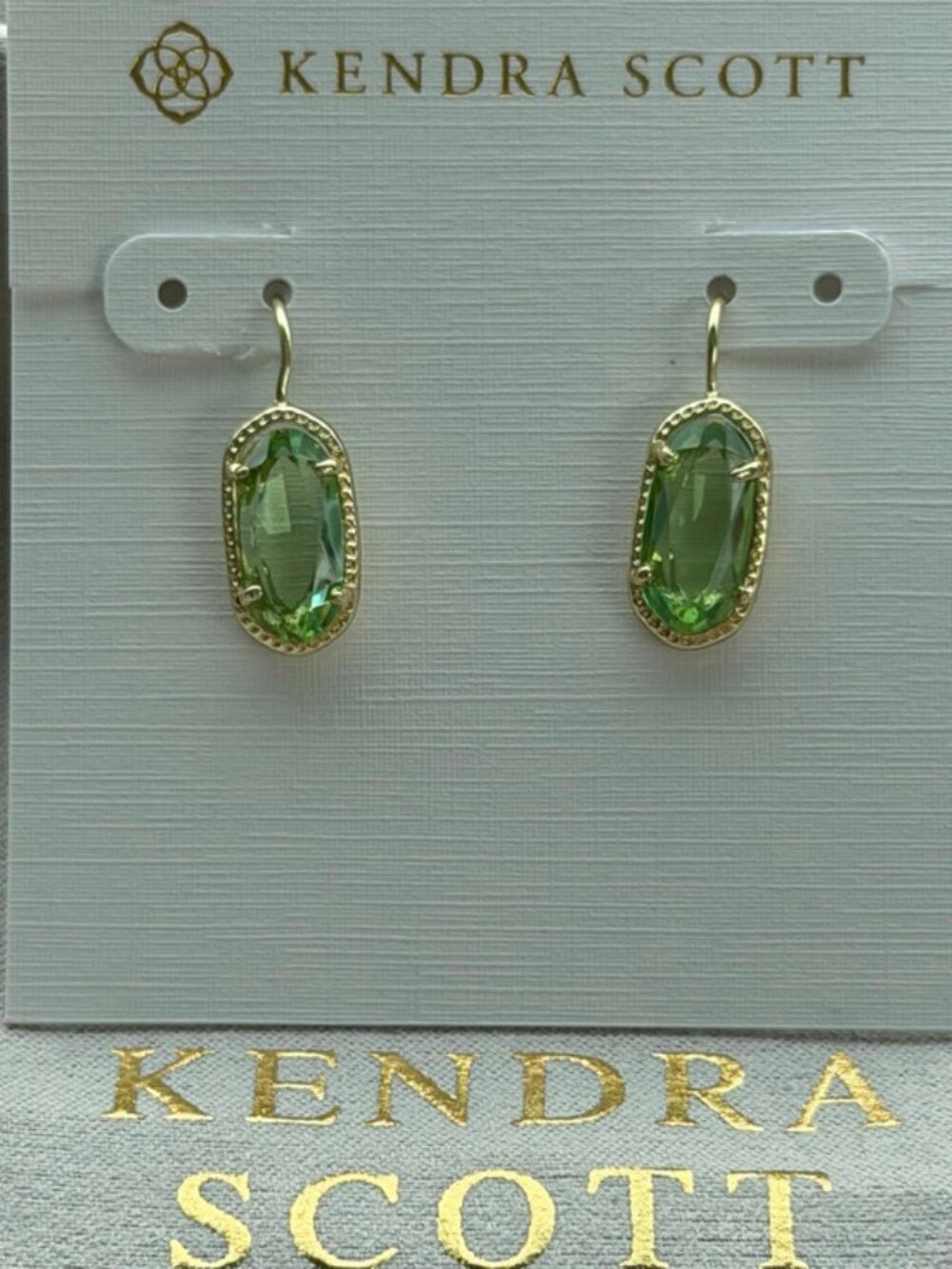 Kendra Scott Green Earrings